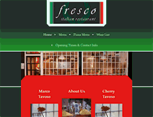 Tablet Screenshot of frescorestaurant.co.uk